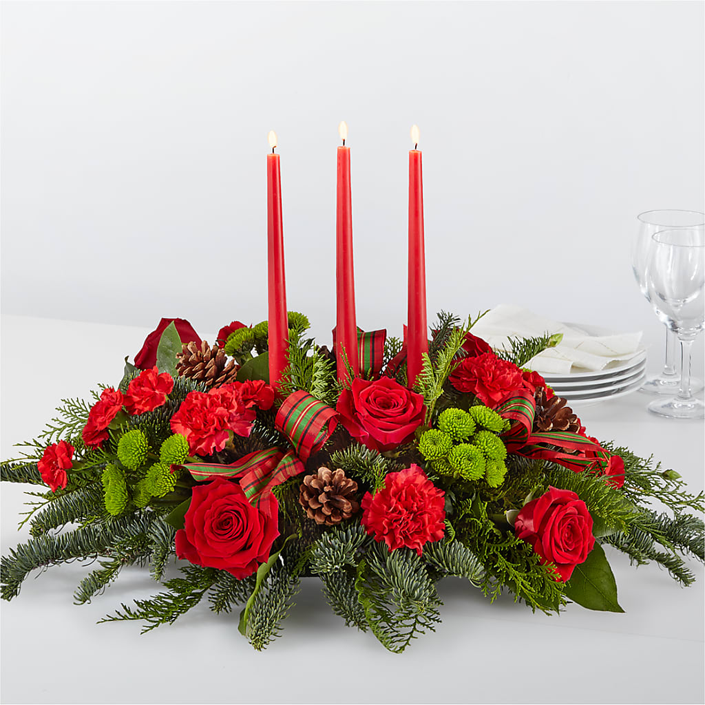 By the Candlelight Centerpiece – WALTON FLORIST & GIFTS, Walton KY