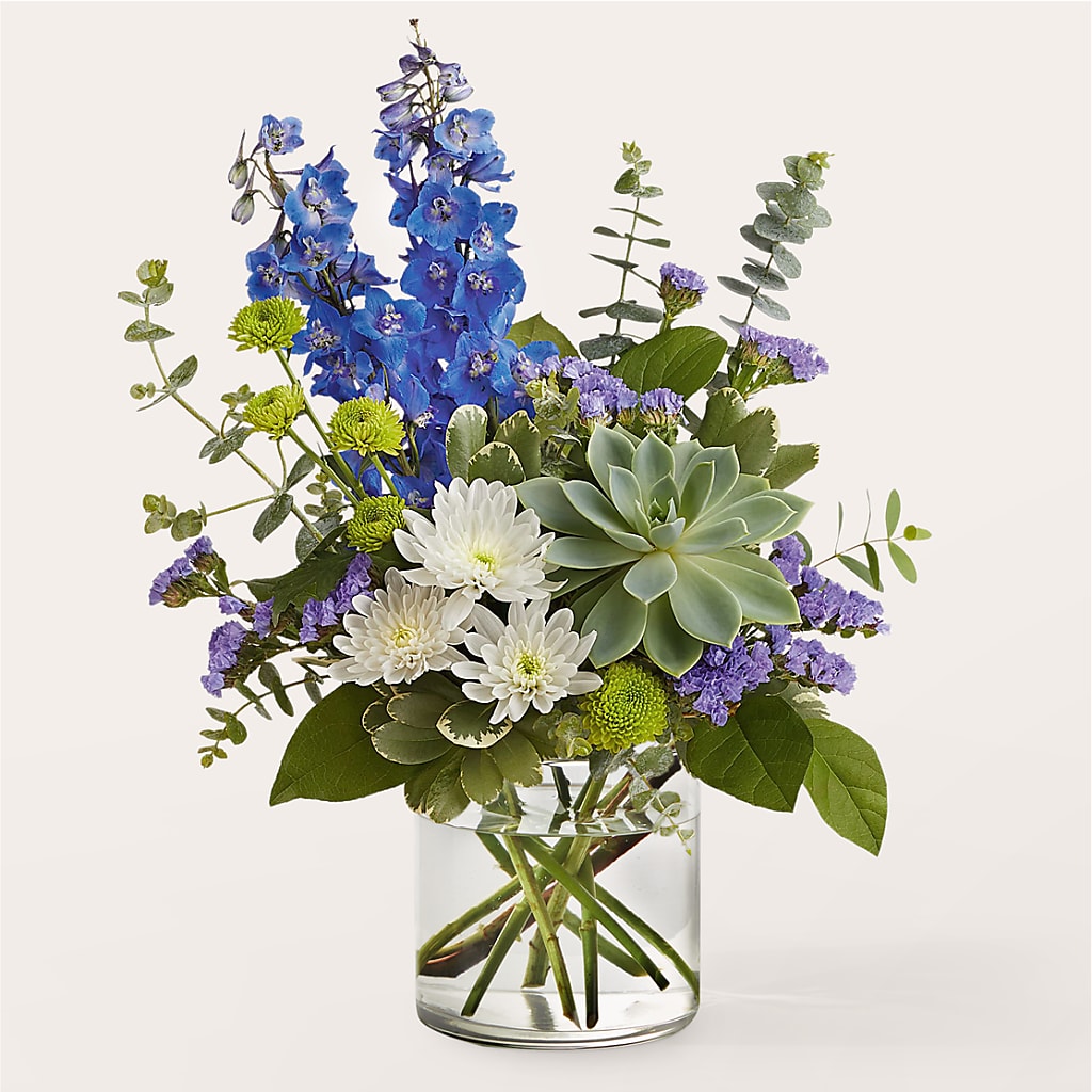Cerulean Waves Bouquet – WALTON FLORIST & GIFTS, Walton KY