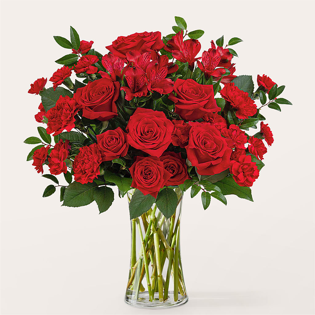Brilliant Ruby Bouquet – WALTON FLORIST & GIFTS, Walton KY