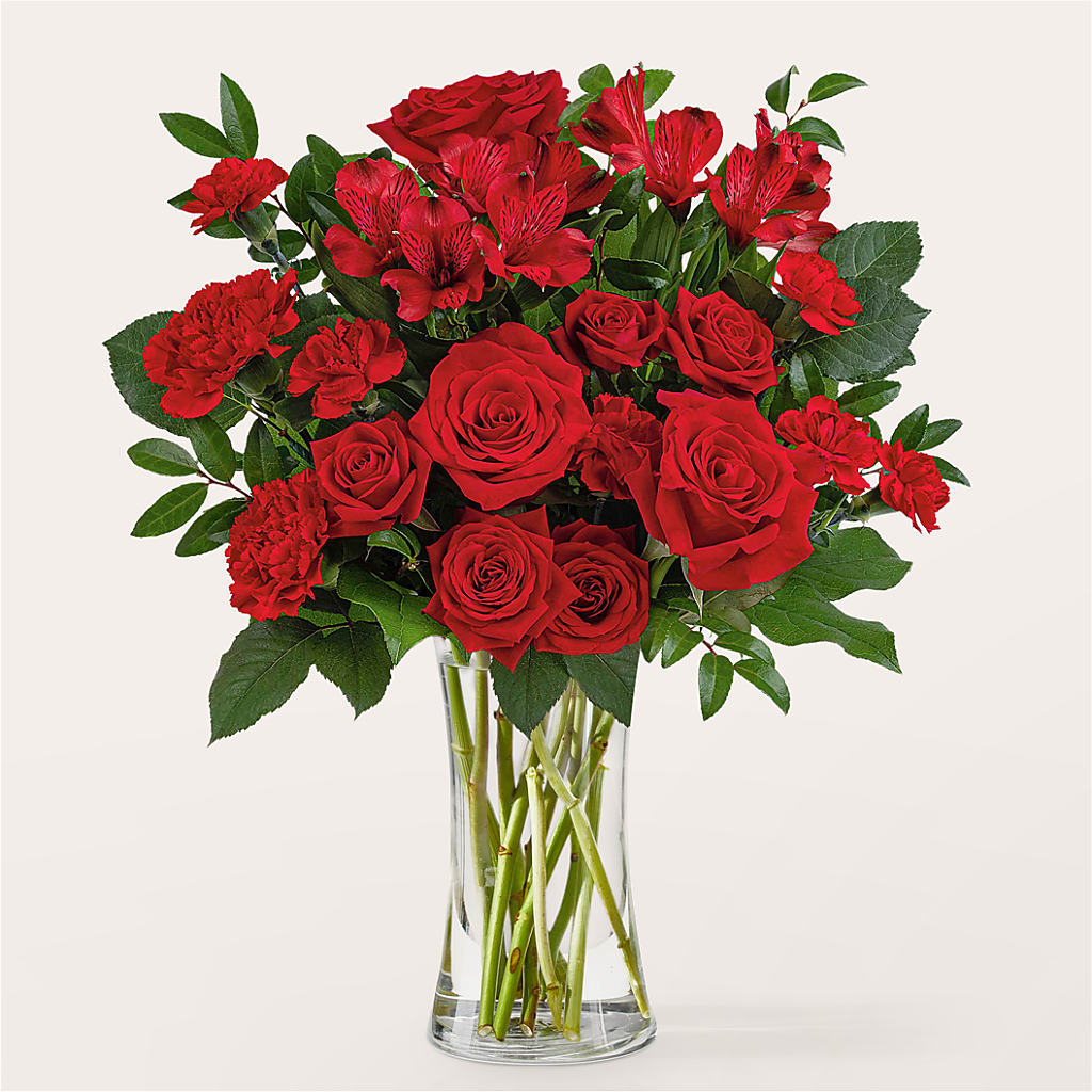 Brilliant Ruby Bouquet – WALTON FLORIST & GIFTS, Walton KY