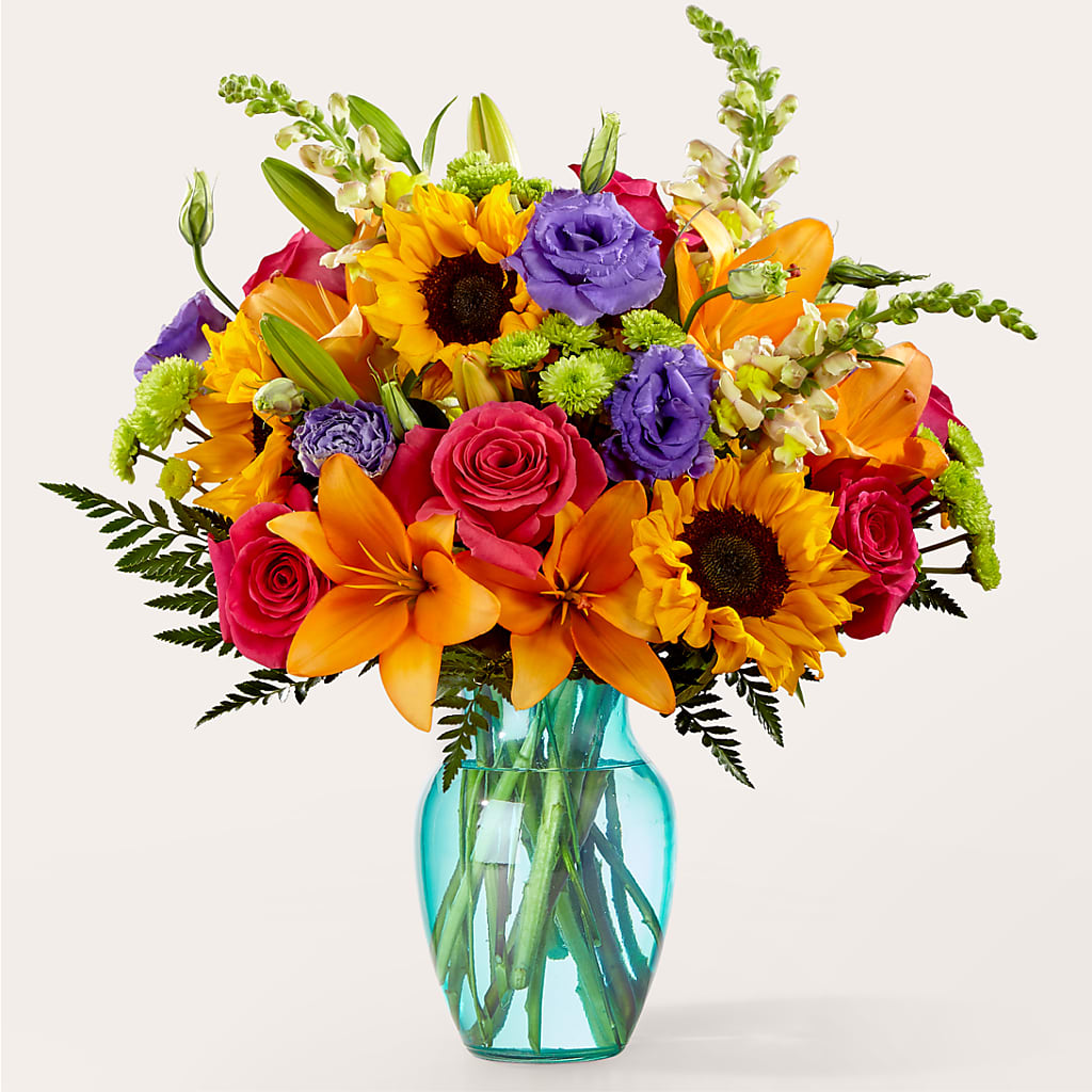 Double Rainbow Bouquet – WALTON FLORIST & GIFTS, Walton KY