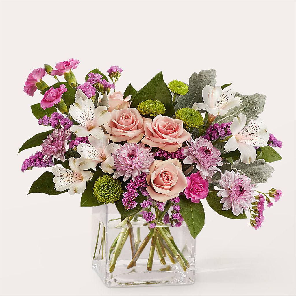Pink Suede Bouquet – WALTON FLORIST & GIFTS, Walton KY