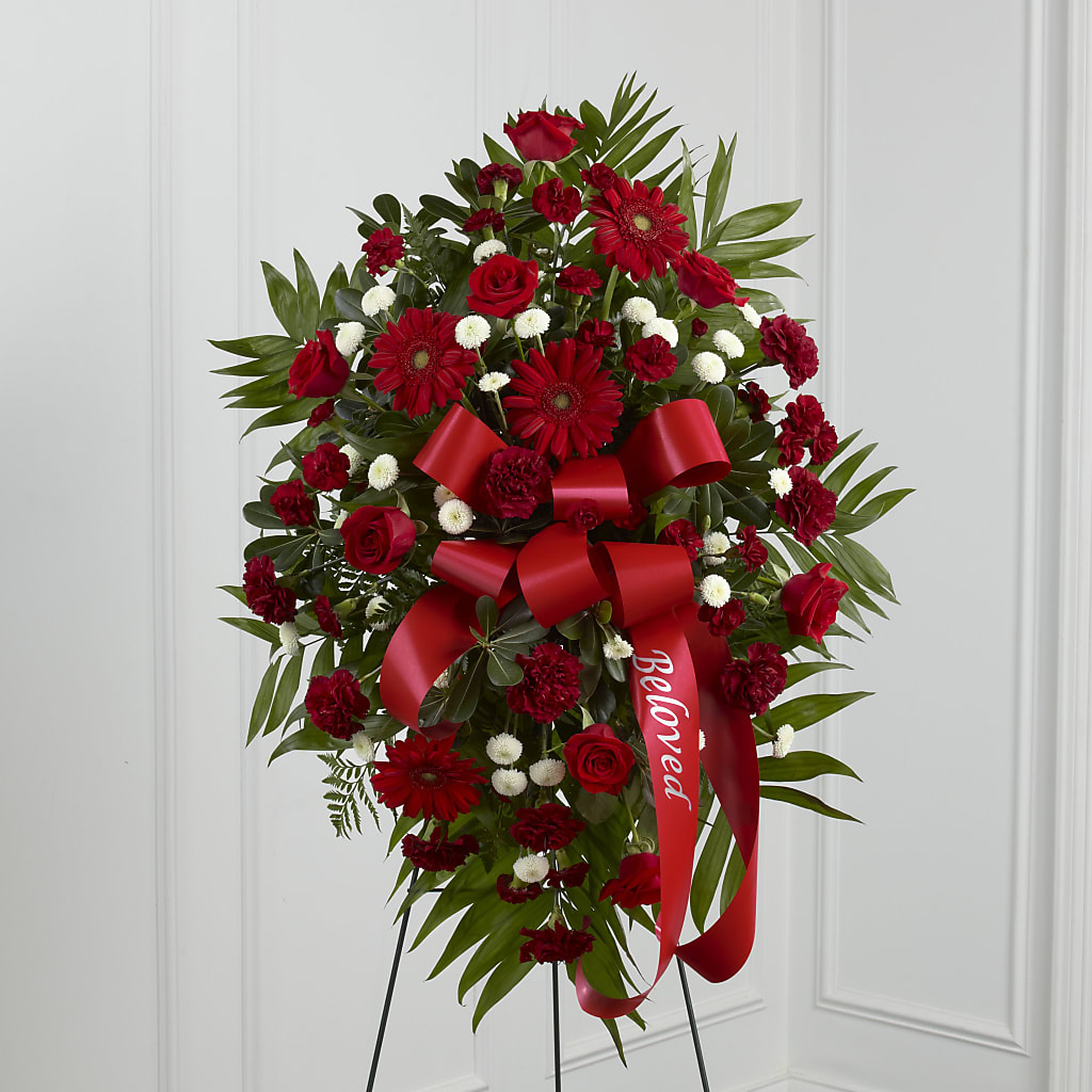 Treasured Memories Standing Spray – WALTON FLORIST & GIFTS, Walton KY