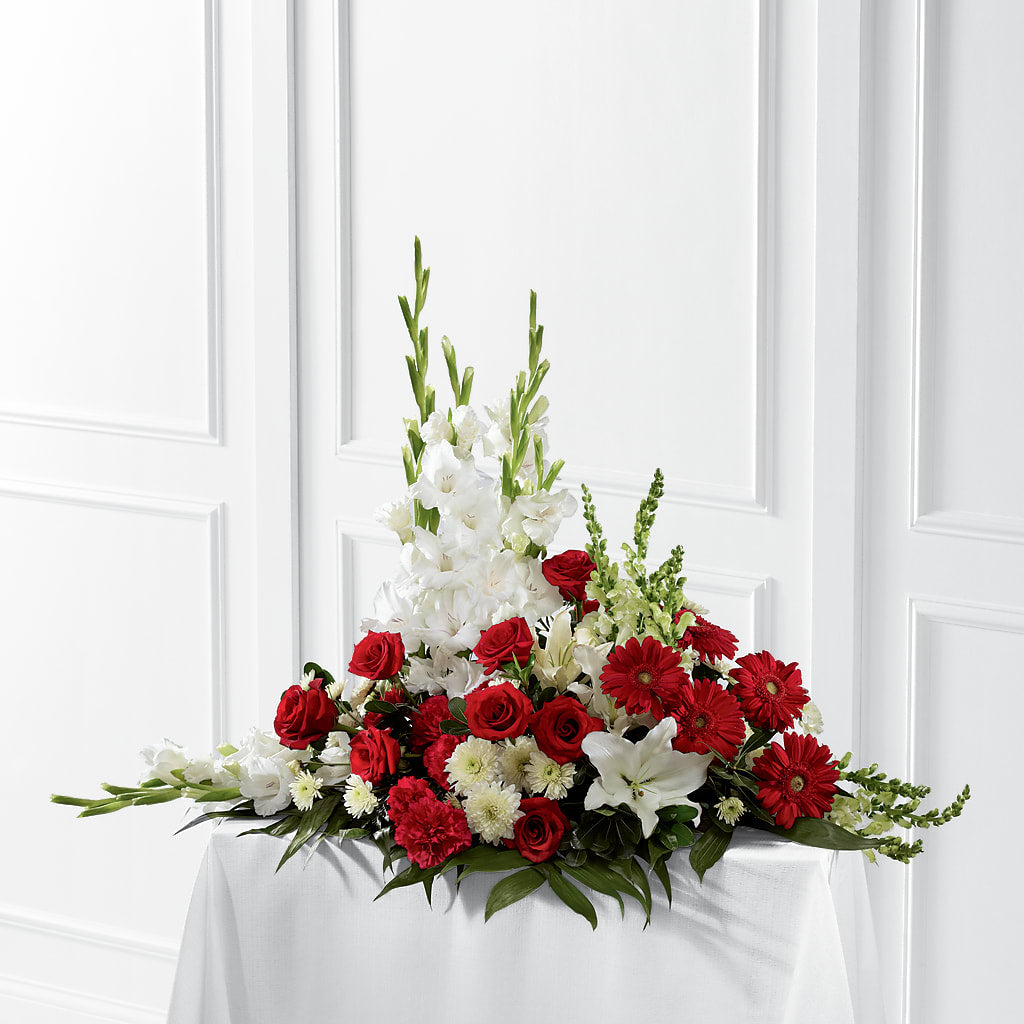 Crimson & White Arrangement – WALTON FLORIST & GIFTS, Walton KY