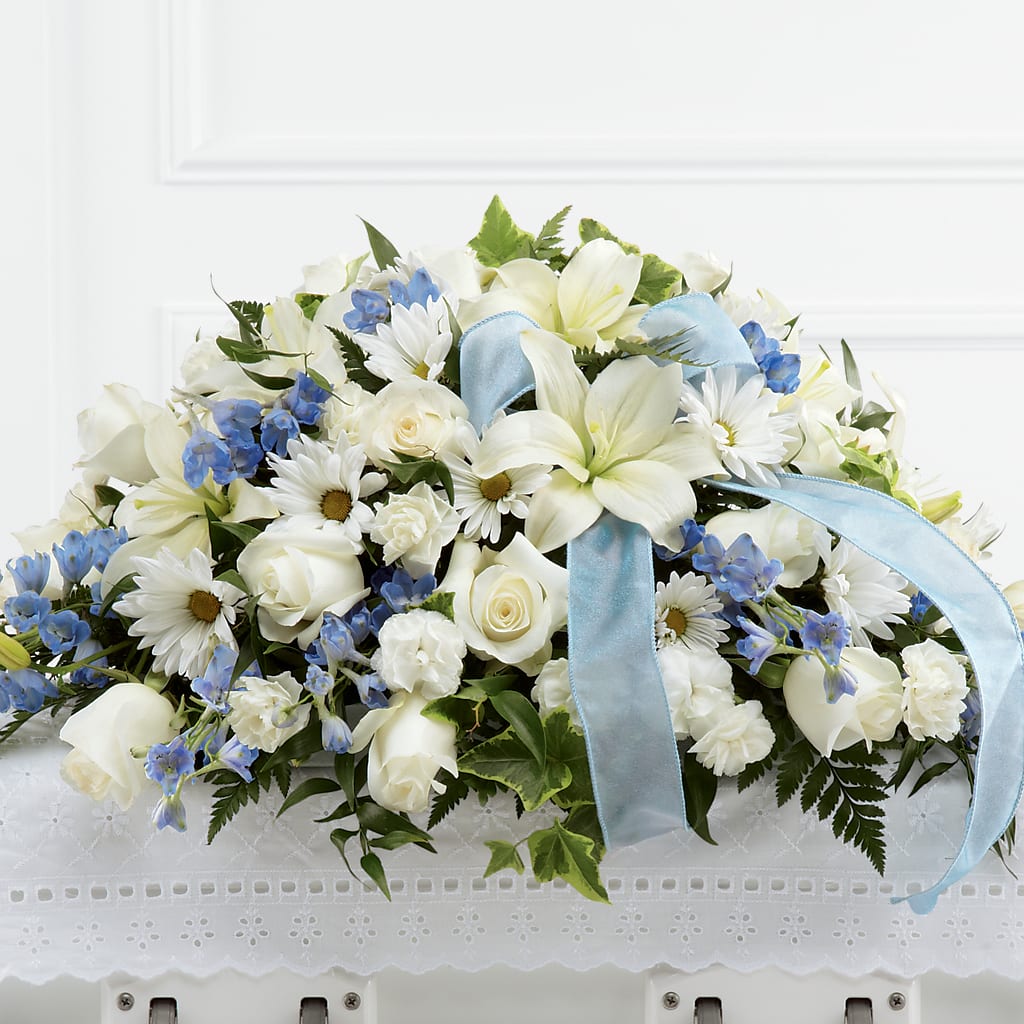 Tender Treasure Casket Spray – WALTON FLORIST & GIFTS, Walton KY