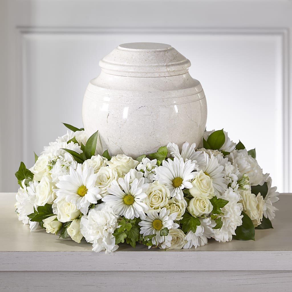 Ivory Gardens Cremation Adornment – WALTON FLORIST & GIFTS, Walton KY