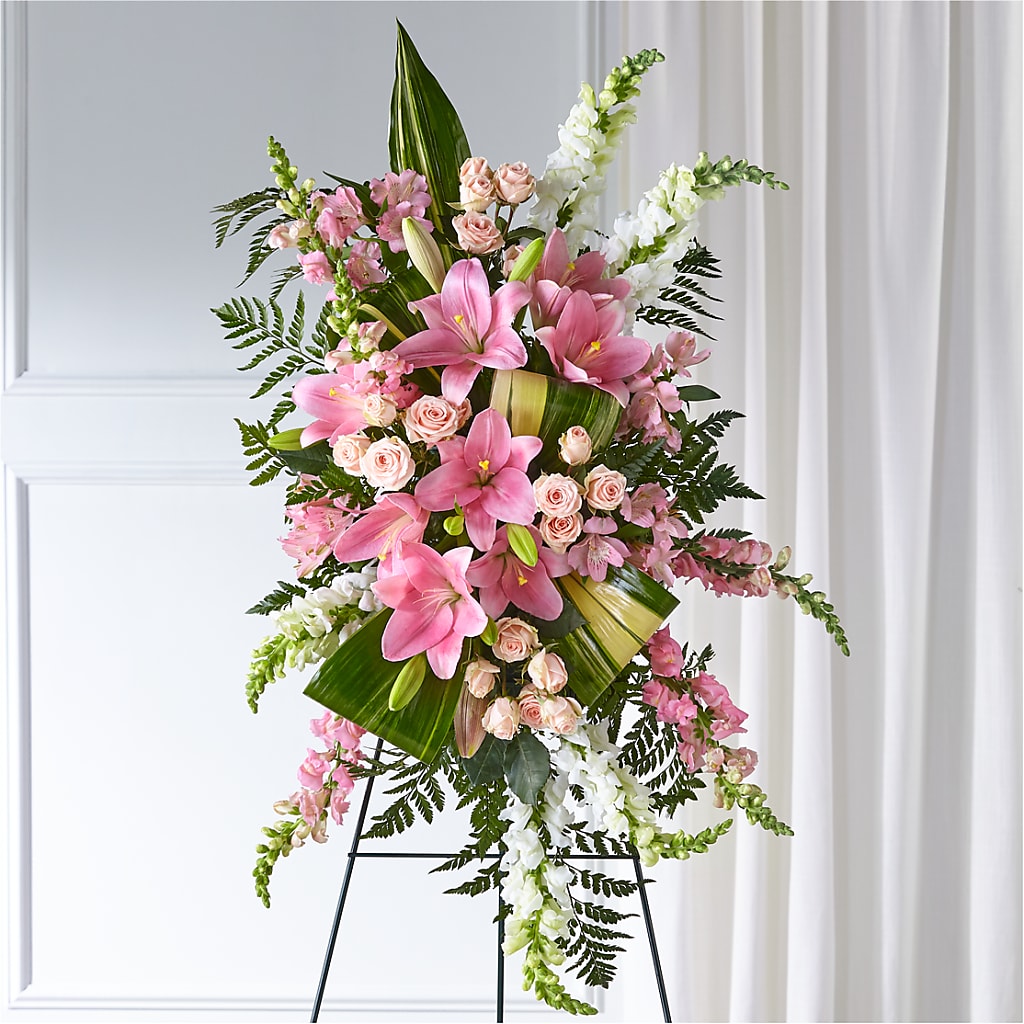 Elegant Embrace Standing Spray – WALTON FLORIST & GIFTS, Walton KY