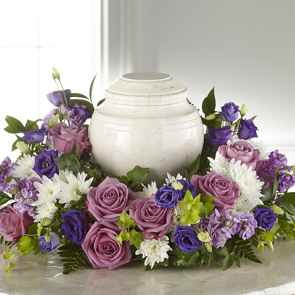 Blooming Sympathy Cremation Adornment – WALTON FLORIST & GIFTS, Walton KY