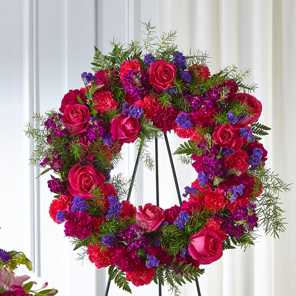 Calming Colors Wreath – WALTON FLORIST & GIFTS, Walton KY