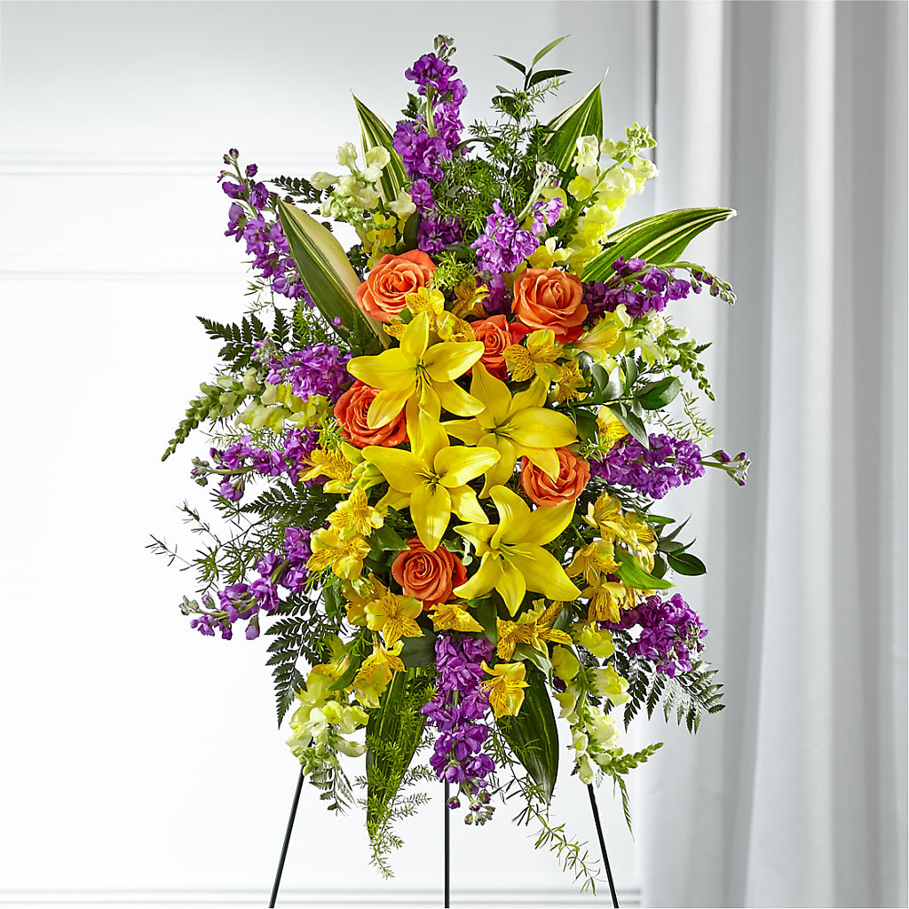 Thoughtful Prayers Standing Spray – WALTON FLORIST & GIFTS, Walton KY