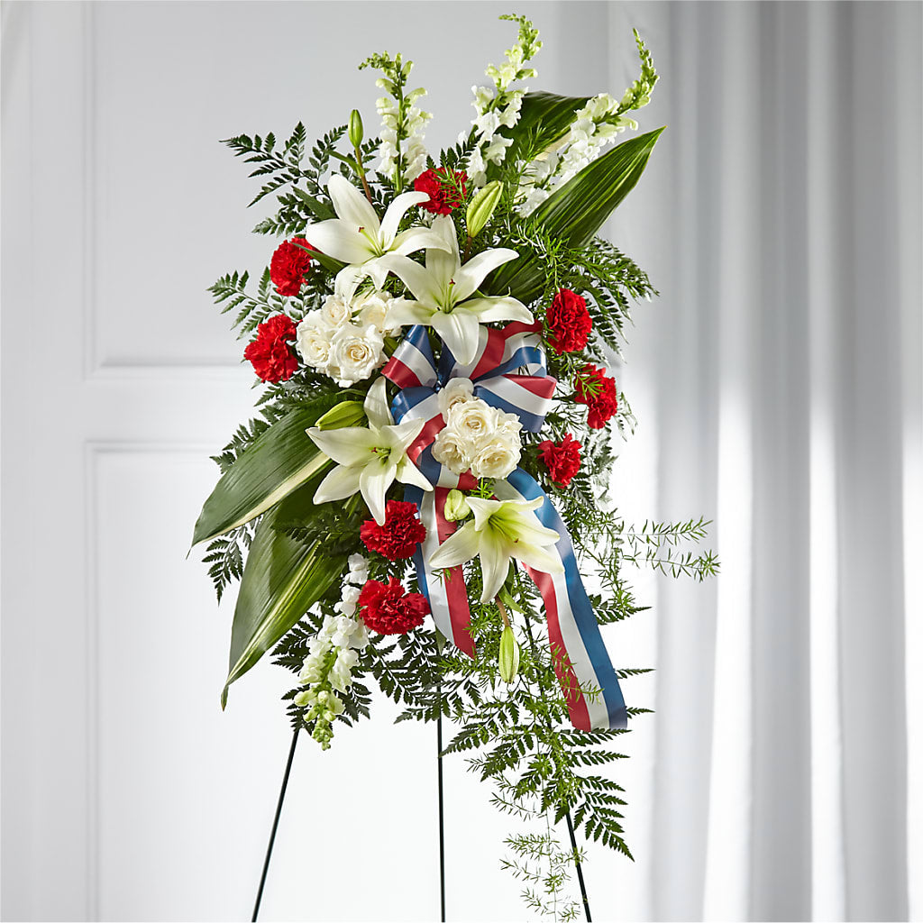 Stars of Life Standing Spray – WALTON FLORIST & GIFTS, Walton KY