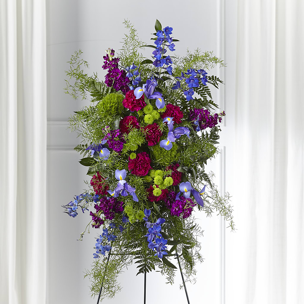 Heavenly Skies Standing Spray – WALTON FLORIST & GIFTS, Walton KY