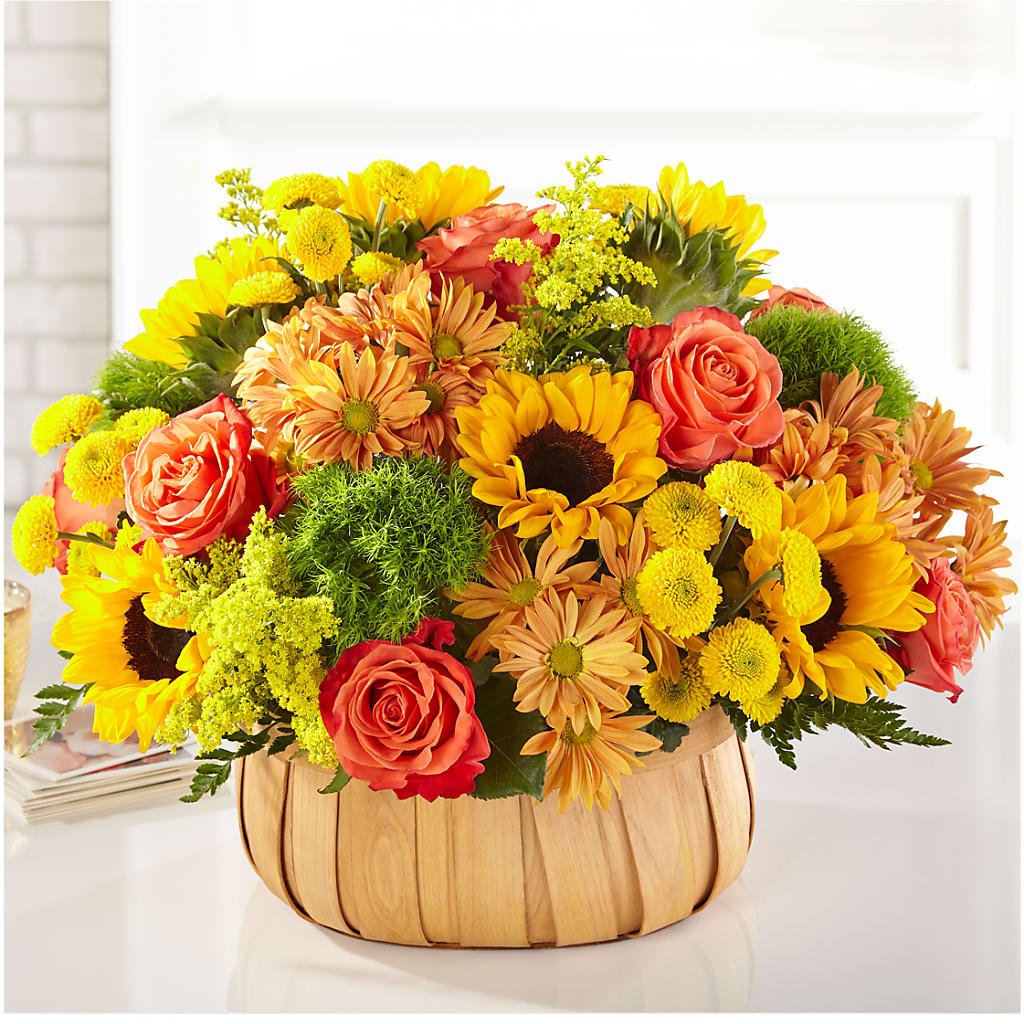 Harvest Sunflower Basket – WALTON FLORIST & GIFTS, Walton KY