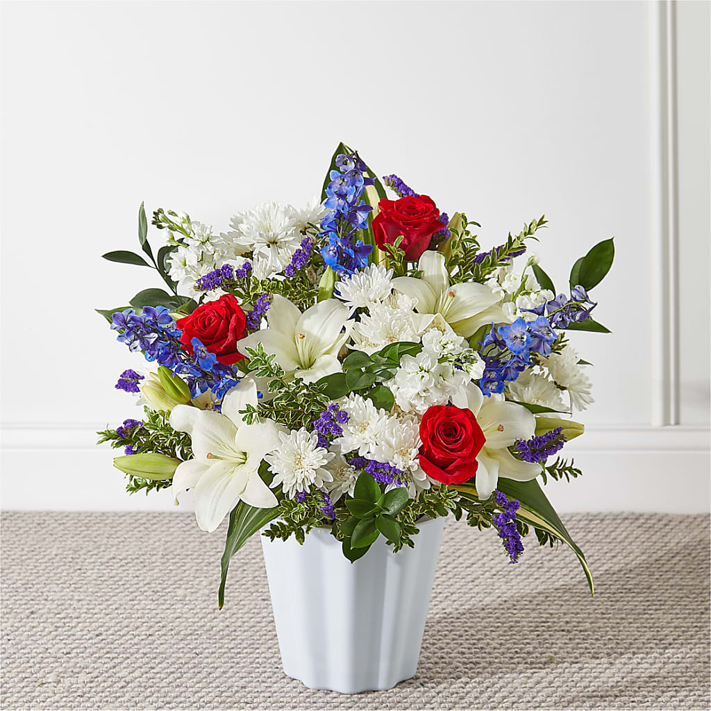 Consoled Floor Basket – WALTON FLORIST & GIFTS, Walton KY
