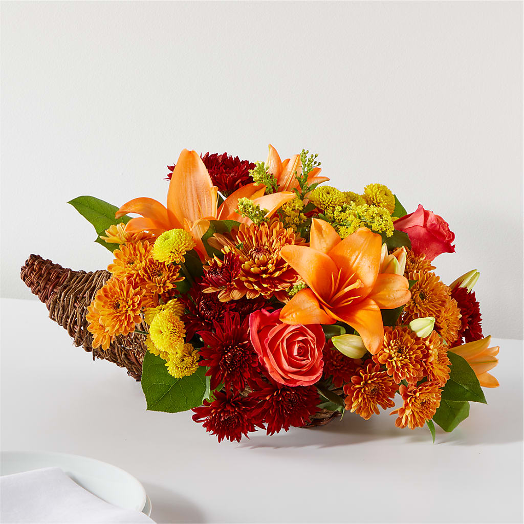 Bouquet of Blessings Cornucopia – WALTON FLORIST & GIFTS, Walton KY