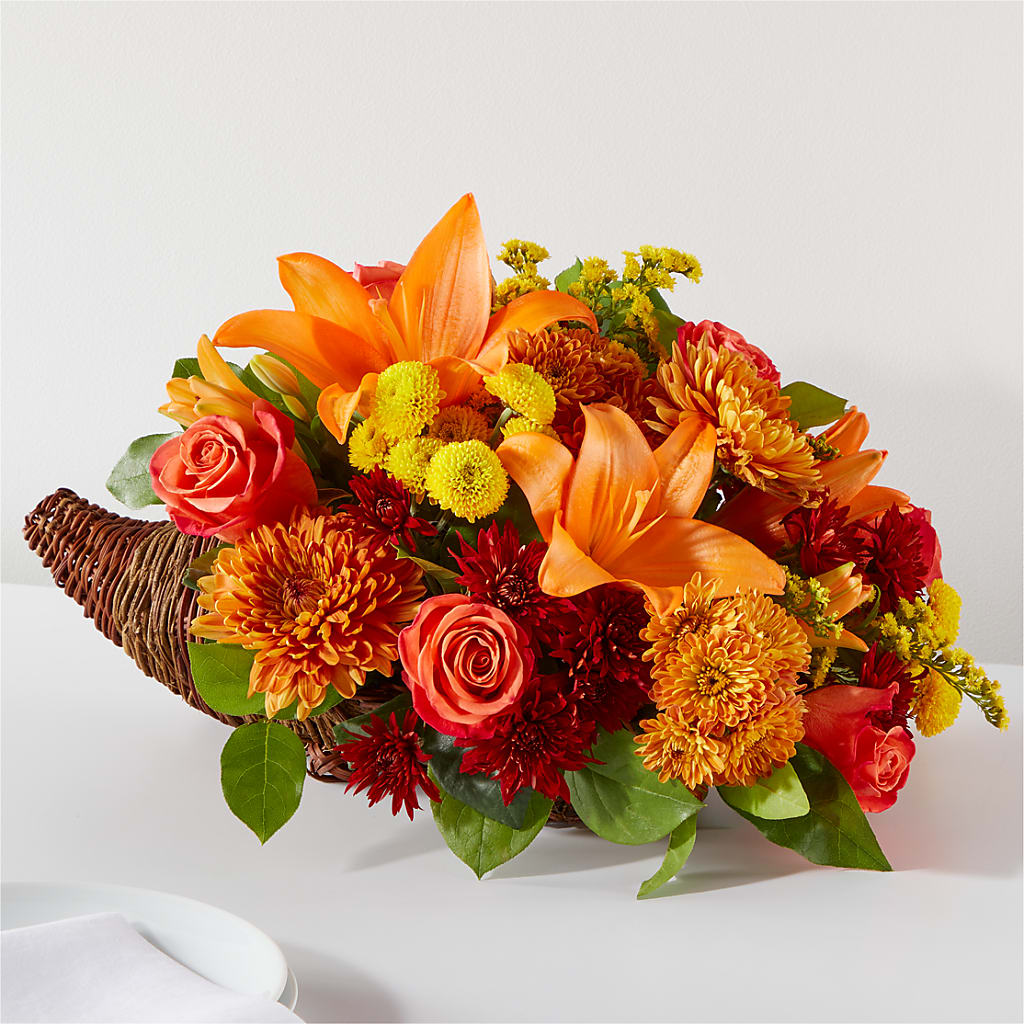 Bouquet of Blessings Cornucopia – WALTON FLORIST & GIFTS, Walton KY