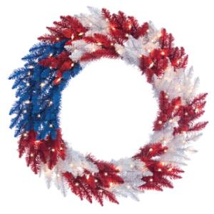 Patriotic American Wreath – WALTON FLORIST & GIFTS, Walton KY
