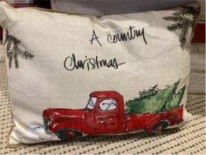 A country Christmas pillow – WALTON FLORIST & GIFTS, Walton KY