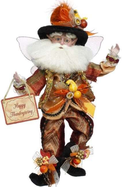 Happy Thanksgiving Fairy Small 10", 51-58728