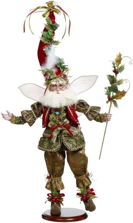 Holly and Ivy Fairy on Base 22.5 Inches - Collector's Edition 51-58962-CE