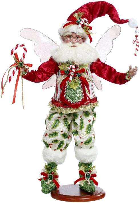 Candycane Holly Fairy on Base 21", Collector's Edition 51-58966-CE