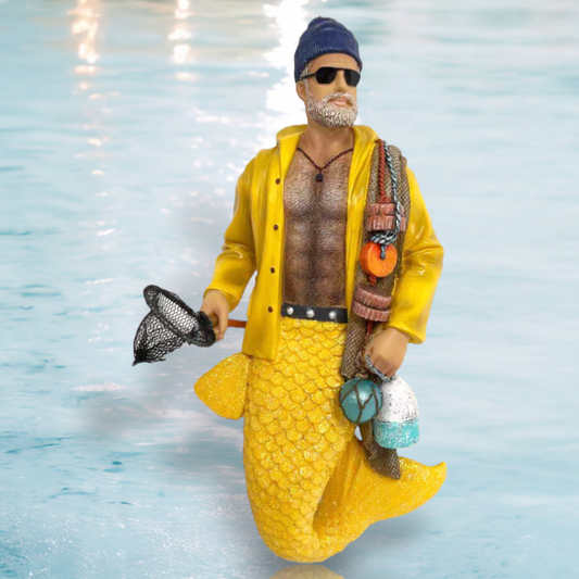 Monty Fisherman Ornament