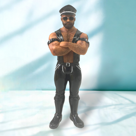 Biker Bear (POC) Ornament