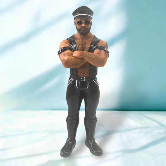Biker Bear (POC) Ornament