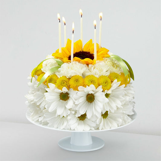 Birthday Smiles Floral Cake – WALTON FLORIST & GIFTS, Walton KY