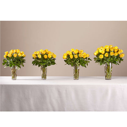 Long Stem Yellow Rose Bouquet – WALTON FLORIST & GIFTS, Walton KY