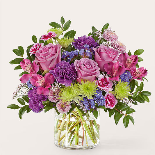 Glass Half Full Bouquet – WALTON FLORIST & GIFTS, Walton KY