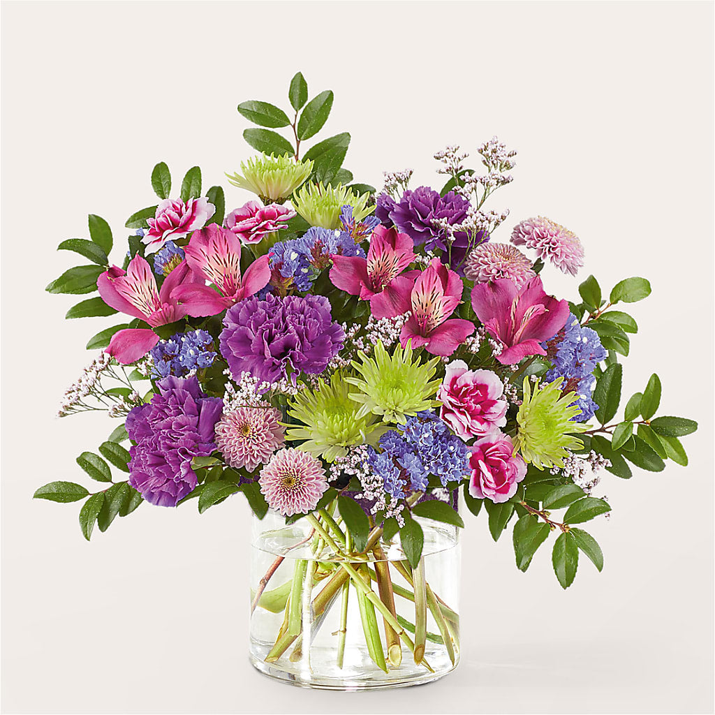 Glass Half Full Bouquet – WALTON FLORIST & GIFTS, Walton KY