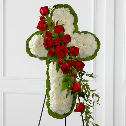 Floral Cross Easel – WALTON FLORIST & GIFTS, Walton KY