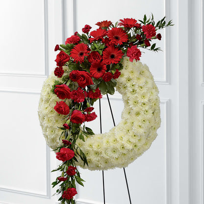 Graceful Tribute Wreath – WALTON FLORIST & GIFTS, Walton KY