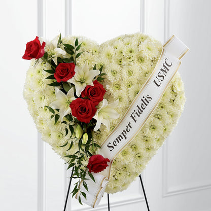 Heartfelt Hero Standing Heart – WALTON FLORIST & GIFTS, Walton KY