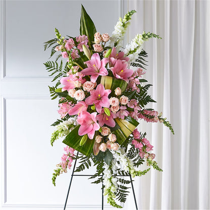 Elegant Embrace Standing Spray – WALTON FLORIST & GIFTS, Walton KY