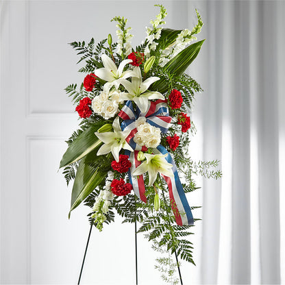 Stars of Life Standing Spray – WALTON FLORIST & GIFTS, Walton KY