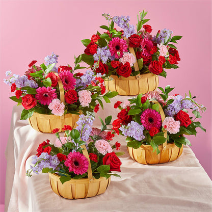 Pink Picnic Basket – WALTON FLORIST & GIFTS, Walton KY