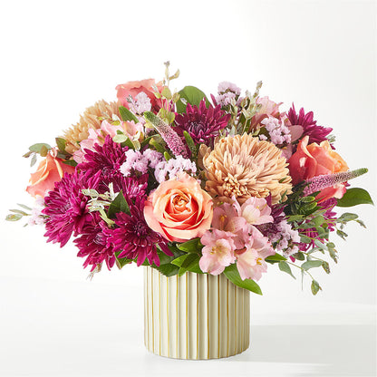 Berry Cobbler Bouquet with Ivory Vase – WALTON FLORIST & GIFTS, Walton KY