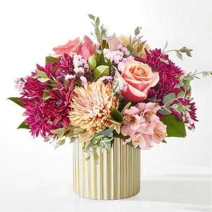 Berry Cobbler Bouquet with Ivory Vase – WALTON FLORIST & GIFTS, Walton KY