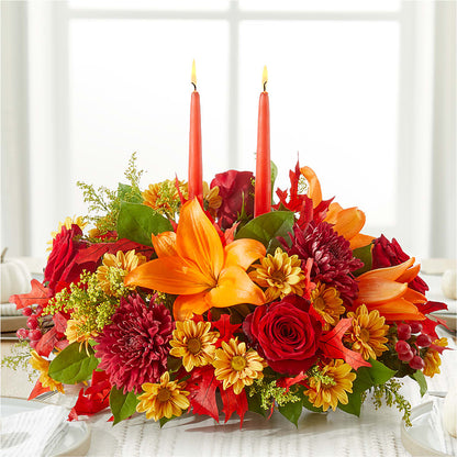 Autumn's Embrace Centerpiece – WALTON FLORIST & GIFTS, Walton KY