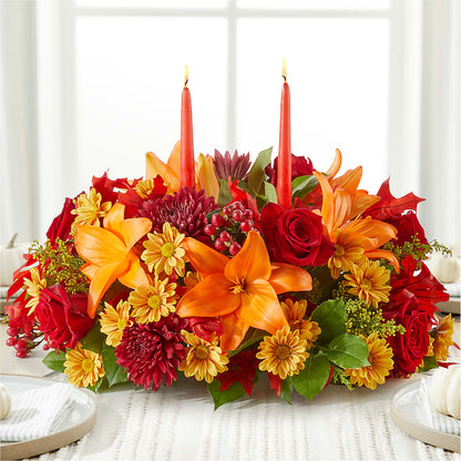 Autumn's Embrace Centerpiece – WALTON FLORIST & GIFTS, Walton KY
