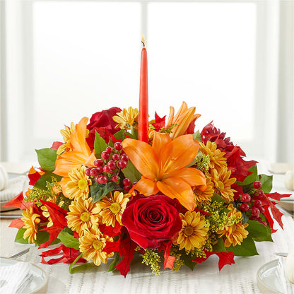 Autumn's Embrace Centerpiece – WALTON FLORIST & GIFTS, Walton KY
