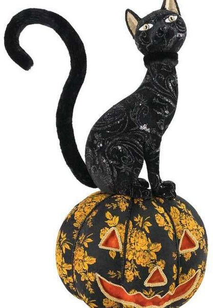 Elegant Pumpkin Cat 30.5",  WF-35-53794 – WALTON FLORIST & GIFTS, Walton KY