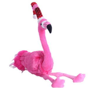 Sitting Christmas Flamingo