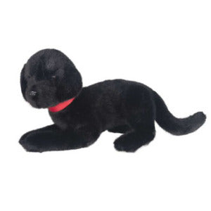 16" Best Friend Black Lab Puppy with Red Collar