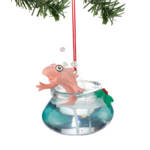 Dr. Seuss Fish in Bowl Ornament